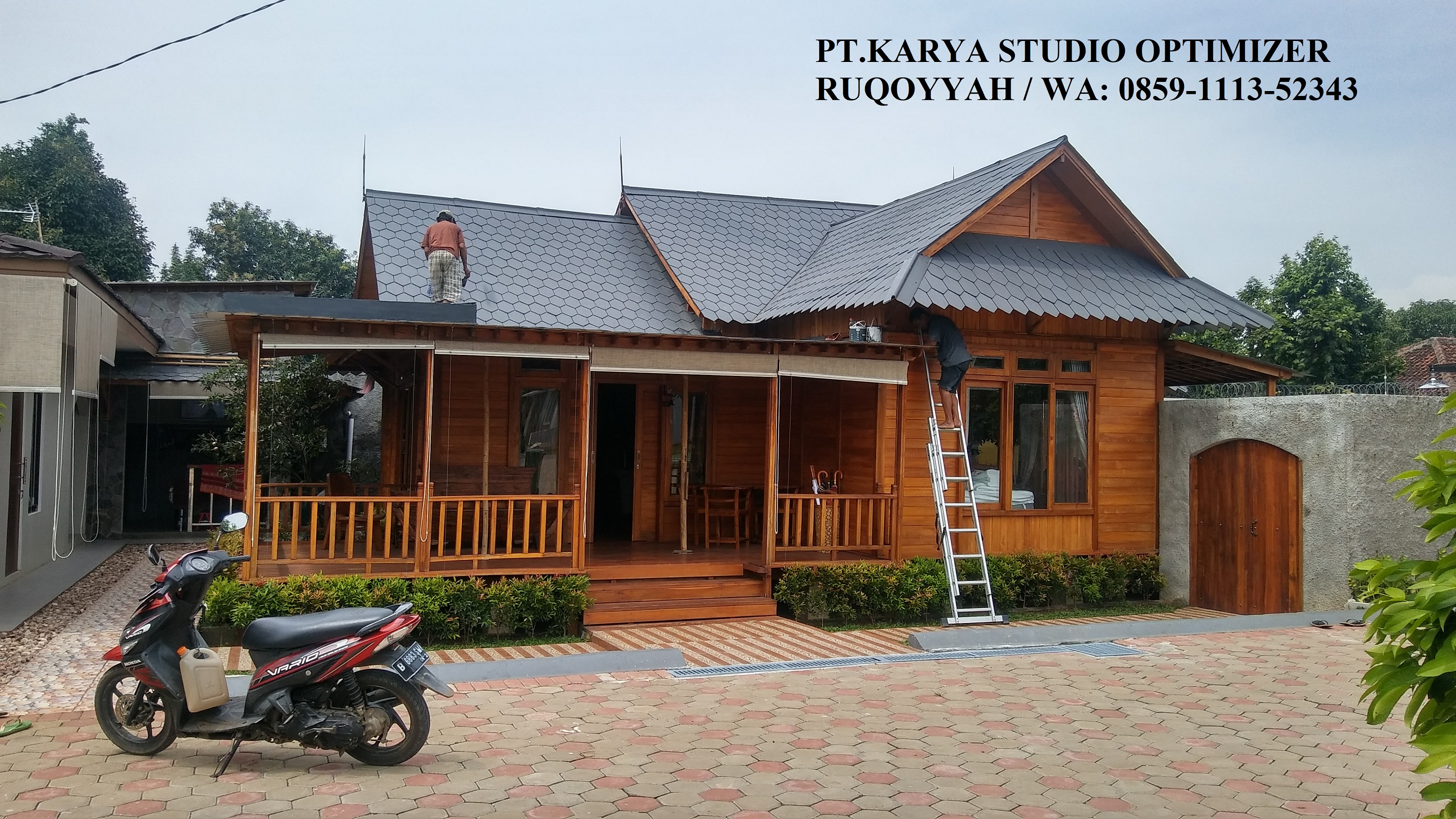 Jual Rumah Kayu Minimalis Modern Di Banjar | Jual Rumah Kayu